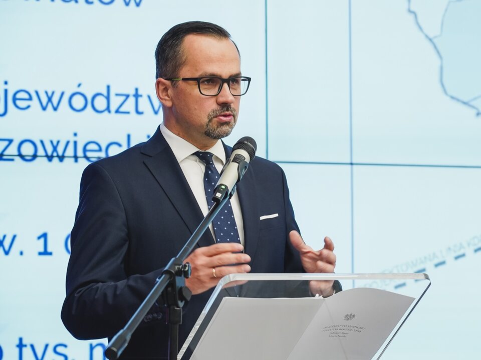 Marcin Horała, poseł PiS Źródło: X/ Ministerstwo Funduszy i Polityki Regionalnej