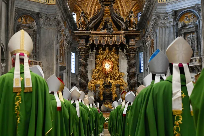 Mass in St. Peter’s Basilica on Oct. 29, 2023. Vatican Media