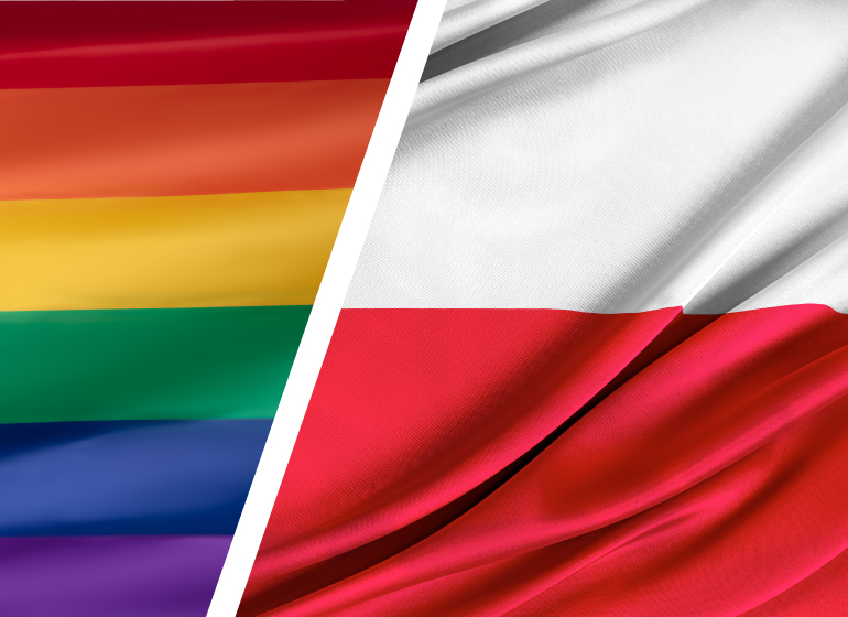 Flagi LGBT i Polski