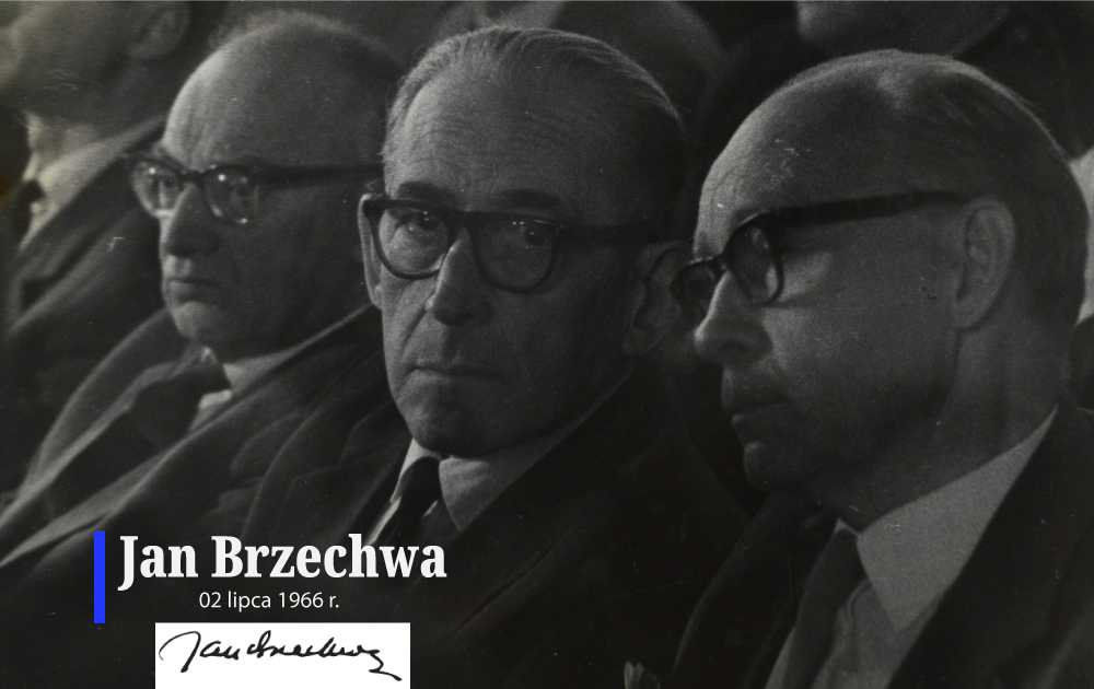 Jan Brzechwa i Tadeusz Żeromski na obradach