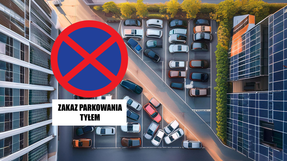 Zakaz parkowana tyłem